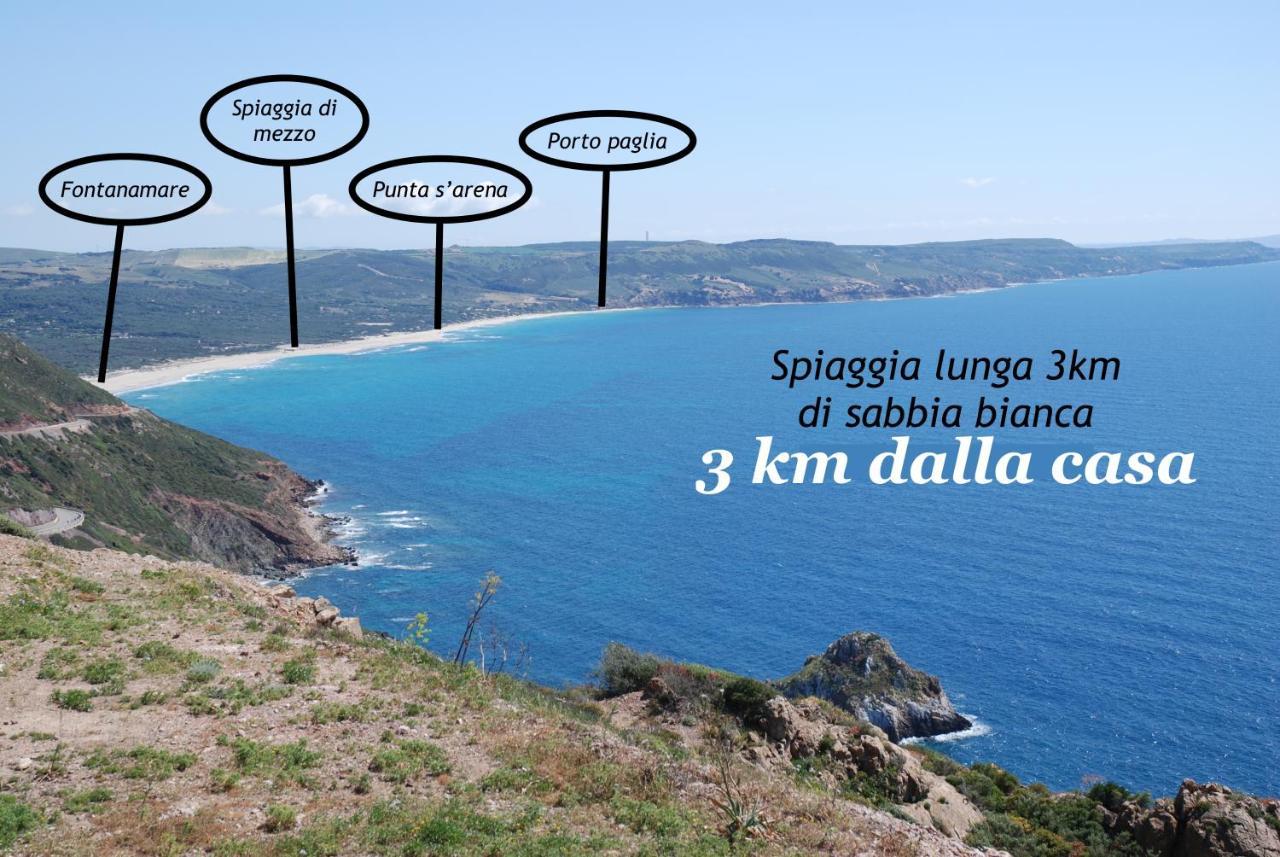Nebida La Casa Del Mare Tanca Piras 빌라 외부 사진